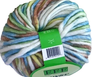 Filati FF FUNKY #41 White Blue Green Pink Yellow Yarn Skeins Super Bulky ITALY - Picture 1 of 4