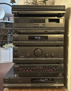 Stereo hi-fi vintage Philips CD giradischi - Imagen 1 de 12