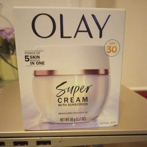 Olay Super Cream with Sunscreen SPF 30, 1.7 Oz - Picture 1 of 5