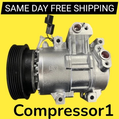 AC Compressor For 2012-2014 Hyundai Accent, Veloster 2012-2017 Manual AC Control - Image 1 of 3