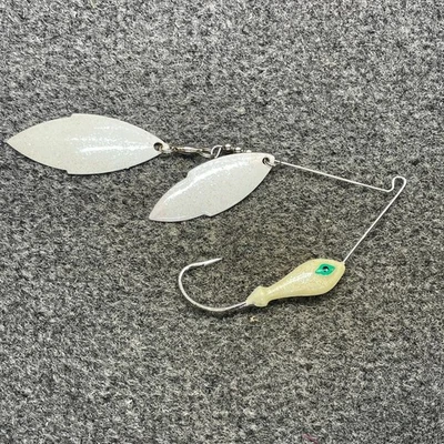 Strike King Charles Spence Pro Model Vintage Willow Spinnerbait White Blades - Image 1 of 3