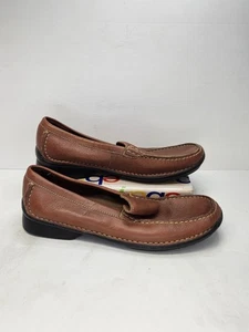 Hush Puppies Leder Halbschuhe Schuhe Damen 9 N braun Slipper bequem adrett - Bild 1 von 7