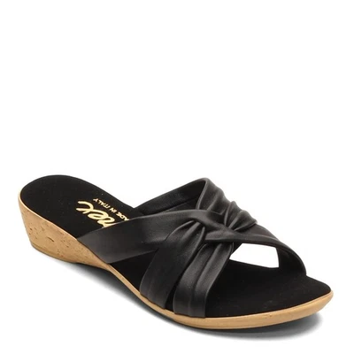 Mujer Onex, Sandalia Vela NEGRO CUERO Negro Foto 1 de 4