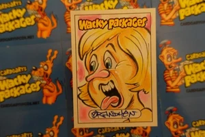 2025 WACKY PACKAGES ARTIST SKETCH CARD - MINVETE LICE - Brandhen Snyder 1040 - Picture 1 of 1