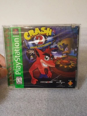 Crash Bandicoot 2 Cortex Strikes Back PS1 Greatest Hits New Sealed - image 1 of 4