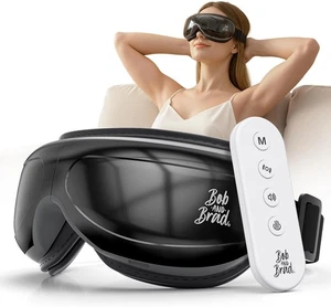 BOB AND BRAD Smart Eye Massager with Remote Heat Compression Music Dry Eye Relif - Picture 1 of 8