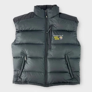 Mountain Hardware Men’s Large Down Puffer Vest Bubble Outdoor Hiking Black - Picture 1 of 9
