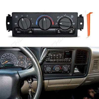 For 1999-2002 GMC Sierra 1500 2500 3500 AC Heater Climate Control Module 599-193 - Image 1 of 4