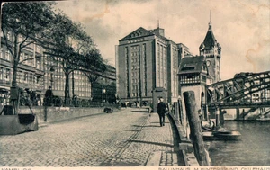 AK HAMBURG Ballinhaus, im Hintergrund Chilehaus, Straße um 1908 - Picture 1 of 1
