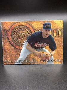 1996 Fleer Ultra Prime Leather #4 Cal Ripken Jr. Baltimore Orioles HOF - Bild 1 von 2