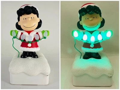 Hallmark LUCY Peanuts Gang Christmas Light Show Wireless Music Band 2015 - Image 1 of 4