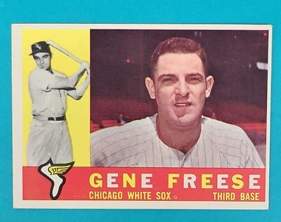 1960 Topps #435 Gene Freese Chicago White Sox BASEBALL Card 2D - Image 1 of 2