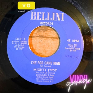 Mighty Jypsy – The For Cane Man / Dance Woman 7” Vinyl Bellini Records - Imagen 1 de 4
