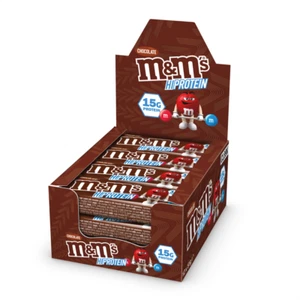Mars M&M's Hi Protein Bar 12x51g Chocolate & Peanut Flavor 15g of Protei per bar - Picture 1 of 8