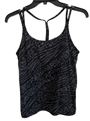 Camiseta sin mangas Victorias Secret ROSA gris negra con estampado de animales M ropa deportiva de entrenamiento Foto 1 de 4