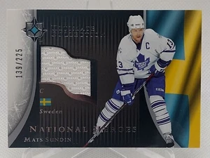 Mats Sundin Sweden /225 Relic 2005-06 Ultimate Collection National Heroes  - Picture 1 of 2
