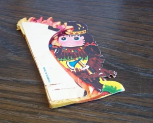 Paper Honeycomb Corn Stalk Thanksgiving Fall Decor 5" Made in Denmark See Pics - Picture 1 of 4