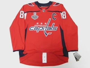 OSHIE WASHINGTON CAPITALS AUTHENTIC 2018 NHL STANLEY CUP FINALS ADIDAS JERSEY - Picture 1 of 4