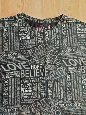 Top negro Earth Yoga Susan G. Komen talla grande Foto 1 de 4