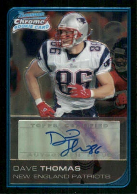 2006 Bowman Chrome Rookie Autographs #262 David Thomas D - Image 1 of 2