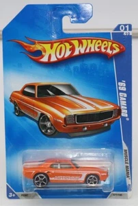 2009 Hot Wheels #77 Muscle Mania 1/10 '69 CAMARO Orange Variant - NEW -  - Picture 1 of 4