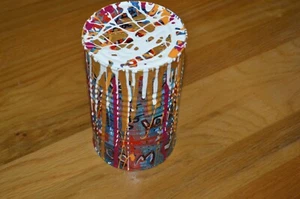Tadas Zaicikas "Grafitti Drum A" Mixed Media Steel Can ~ TedyZet 2023 ~ Unique - Bild 1 von 10