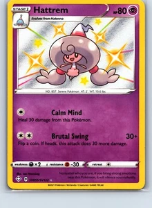 Pokemon Hattrem - SV055/SV122 - Shiny Holo Rare NM-Mint Shining Fates - Bild 1 von 2