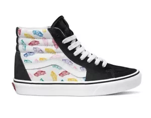Vans Sk8-Hi Shoes Sneakers RRP $130 Canvas & Suede Upper Skate Off the Wall New - Picture 1 of 1