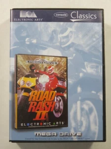 ROAD RASH II ELECTRONIC ARTS CLASSICS SEGA MEGADRIVE PAL-EURO (SANS NOTICE - WIT - Photo 1/7