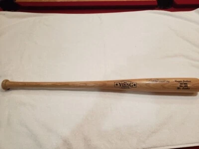 RARE Reggie Jackson 563 HRs HOF 93 Mr October AUTO'D Bat, New York Yankees, NICE - Image 1 of 4