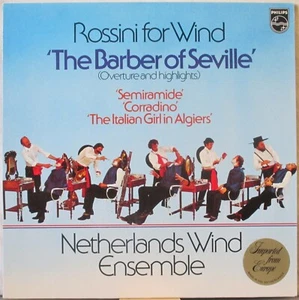 NETHERLANDS WIND ENSEMBLE Rossini for Wind: The Barber of Seville /Corradino… LP - Picture 1 of 1