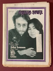 John Lennon Rolling Stone Magazine #75 1971 John & Yoko cover, Youngbloods - Picture 1 of 5