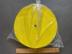 2" x 50YDS YELLOW TACTICAL STRAP NYLON WEBBING KNAPSACK STRAPPING CRAFTS CAMPING - Picture 1 of 2