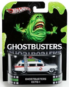 Hot Wheels Ghostbusters Ecto-1 Retro Entertainment Series - X8919 NRFP White - Picture 1 of 4