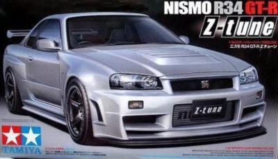 TAMIYA SPORTS CAR SERIES NO.282  1:24 KIT AUTO NISMO R34 GT-R   Z - tune 24282 - Immagine 1 di 2