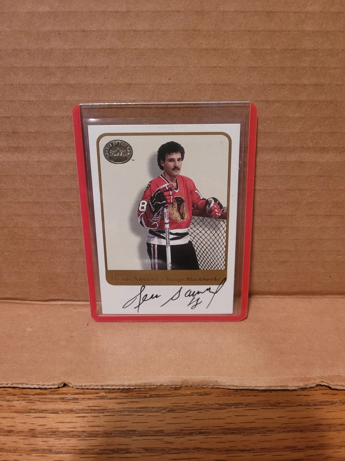 2001 Fleer Greats Of The Game Auto Denis Savard