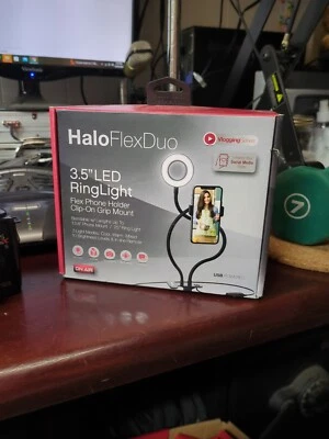 On Air Halo Flex Duo 3.5" LED Ring Light Vlogging Series Haloflexduo New Box NIB - Image 1 of 3