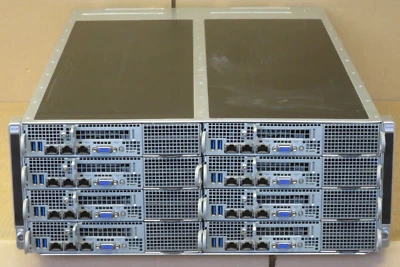 Supermicro SuperServer F618R3-FT CSE-418 8x X10DRFF Servers 16x E5-2650 v3 256GB - Image 1 of 4