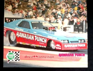1984 Roland Leong Hawaiian Dodge Daytona Funny Car Handout Karte Mike Dunn Mopar - Bild 1 von 2