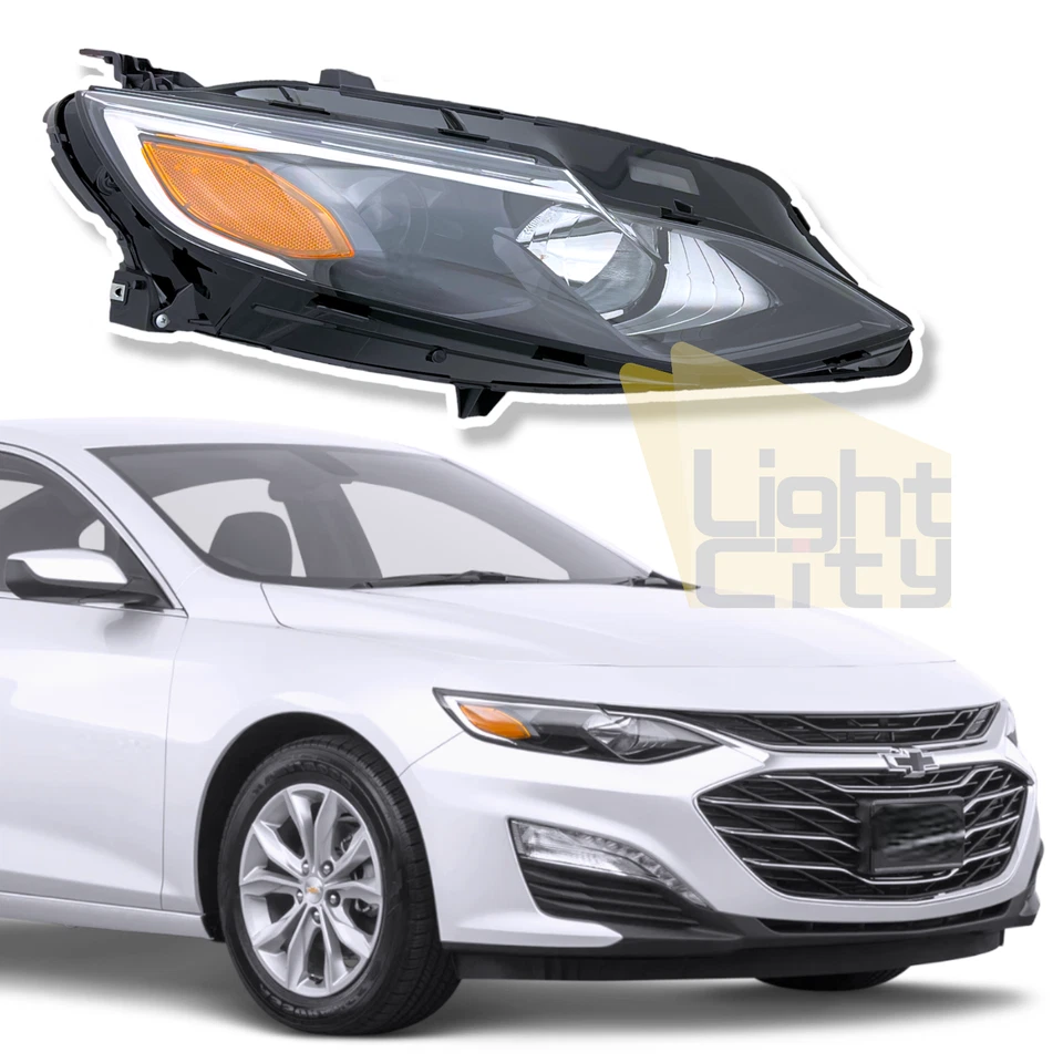 Faro halógeno lateral pasajero Chevrolet Malibu 2019-2024 (con bombilla) derecho Foto 1 de 4