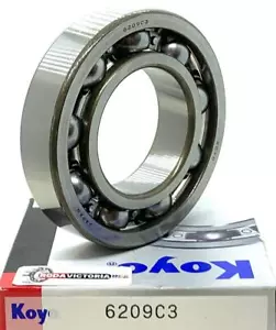 KOYO JAPAN 6209 C3 Deep Groove Ball Bearing, Open Type, No Seals 45x85x19 mm - Picture 1 of 5