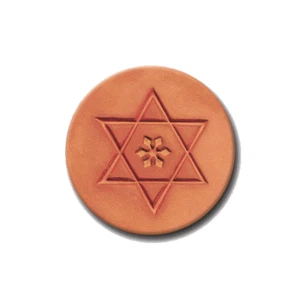 Rycraft Davidstern Keramik Keks 2" Stempel - Bild 1 von 2
