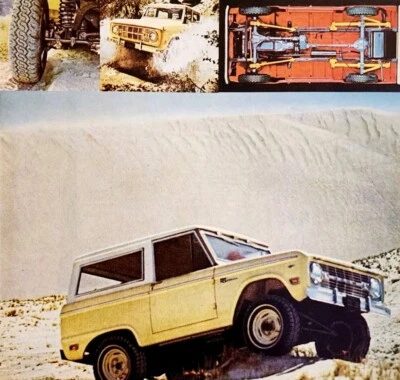 1968 Ford Bronco All Terrain Outdoor Truck Advertisement Automobilia DWLL8 - Image 1 of 2