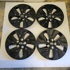 16 NEW HUBCAPS (4)  FOR 2019-21 NISSAN ALTIMA BEAUTIFUL GLOSS BLACK WHEELCOVERS Nissan Altima