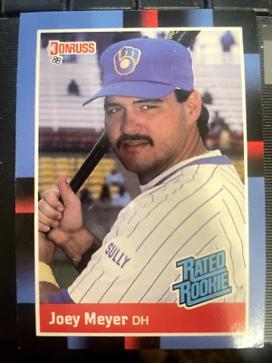 1988 Donruss The Rookies - #38 Joey Meyer - Image 1 of 3