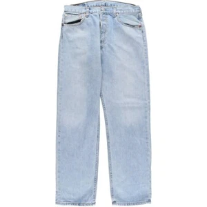 Vintage Levi's 501 Euro Model Straight Denim Pants Men's Size W33 - Picture 1 of 14