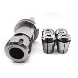4 Zoll CAT40-ER32 schwimmender Gewindebohrer Halter Spannfutter mit 4 Stück Spannzangen für CNC-Maschine - Bild 1 von 11