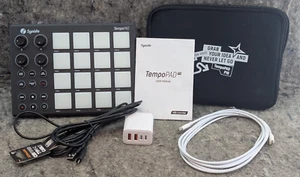 Synido TempoPAD P16 Gray White Portable MIDI Pad Controller With Cables + PSU - Picture 1 of 24