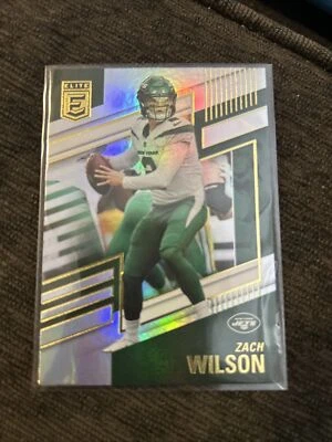 2022 Panini Donruss Elite Zach Wilson #5 - New York Jets - Image 1 of 2