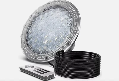 EPISTAR 50,000+hours BIG LED Swimming Pool Light 12V 52FT!! Cord MULTICOLOR RGB - Image 1 of 4